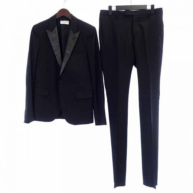 14AW SAINT LAURENT PARIS スモーキングスラックス-