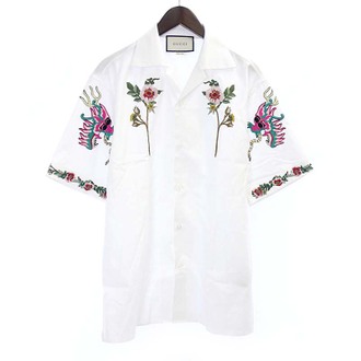 グッチ Gucci 17ss フラワー刺繍半袖シャツお買い取りさせて頂きました Blowz 買取実績 ブランド服 ブランド古着の買取率ほぼ100 のblowz ブロウズ の買取実績 少々の汚れ ダメージでも買取いたします 送料 査定料 返品送料0円 キャンセルの場合も