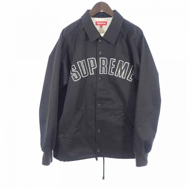 supreme Twill Coaches Jacket 15aw 黒 ブラック