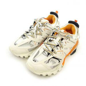 BALENCIAGA Track.2 Open Sneakers in White Mesh and