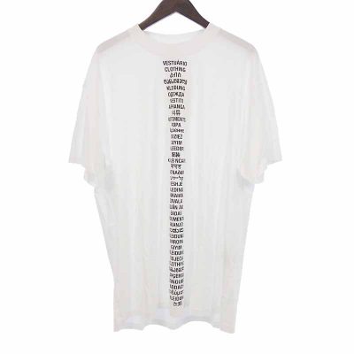 ヴェトモン/VETEMENTS 19SS TRANSLATED T-SHIRTTシャツ　参考買取価格1.5万から2万前後