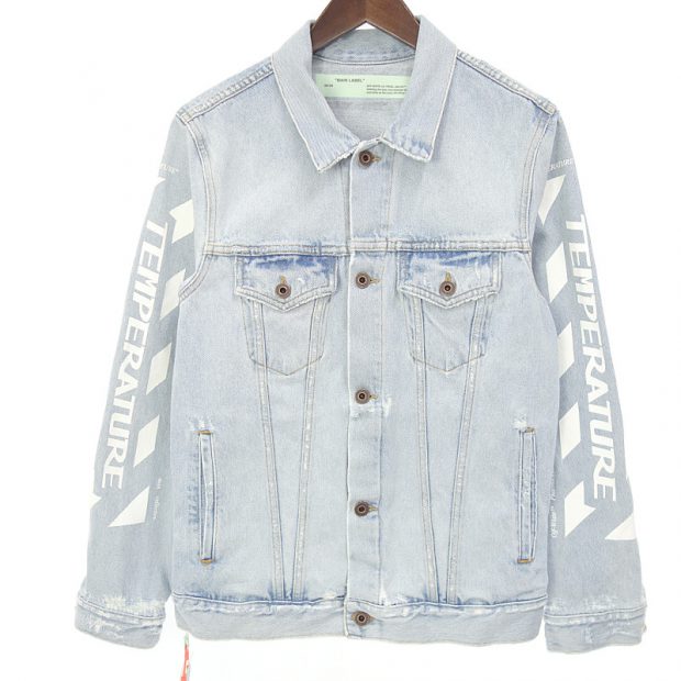 オフホワイト/OFF WHITE 18SS TEMERETURE DENIM JACKET デニムジャケット参考買取価格15000～25000円前後