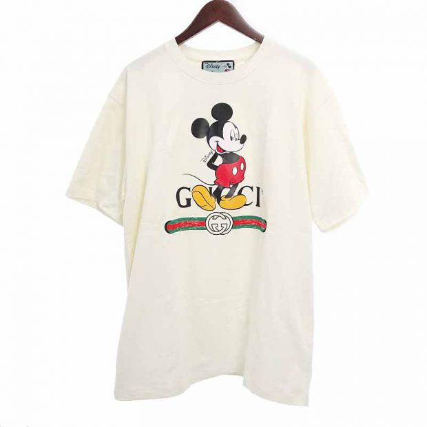 グッチ/GUCCI 20SS DISNEY ディズニー ミッキーマウス ヴィンテージロゴ Tシャツ 買取参考金額20000～30000円前後