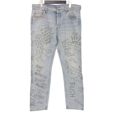 グッチ/GUCCI 17SS Printed Chlorine Punk Jeans デニムパンツ 買取参考金額 15,000～20,000円前後