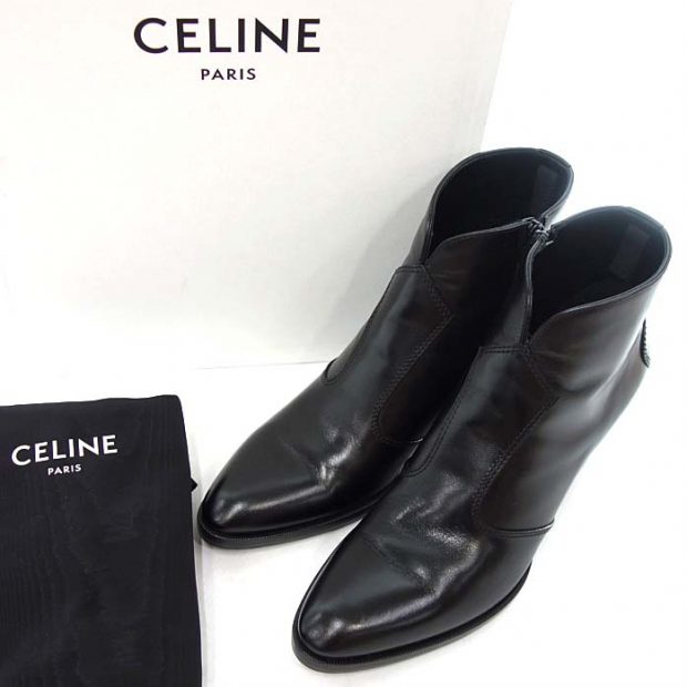 セリーヌ/CELINE ジャクノ サイドジップ ヒール ブーツ 買取参考金額 40,000円～50,000円前後