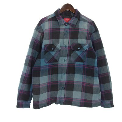 シュプリーム/SUPREME 20aw Quilted Flannel Shirt チェックフランネル シャツ参考買取価格4000～7000円前後