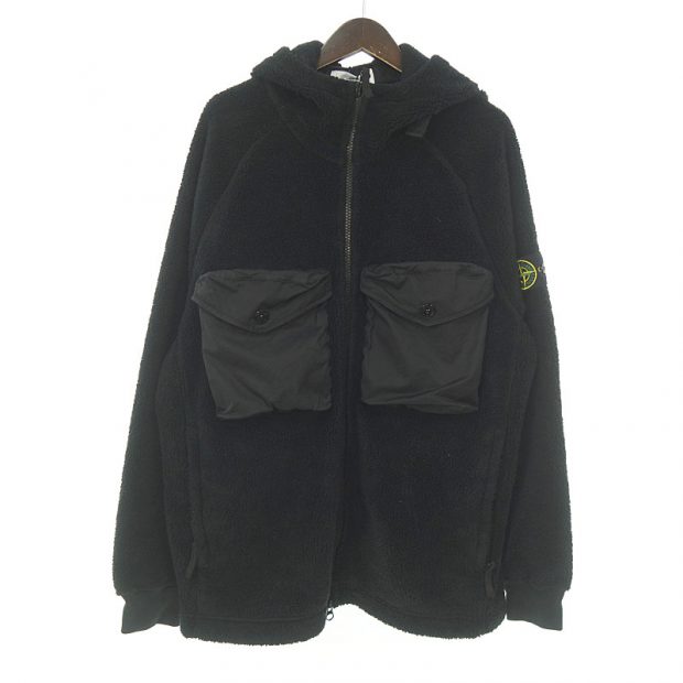 ストーンアイランド/STONE ISLAND 21AW フリース コットンパイル ジップアップ パーカー 買取参考金額 25,000～30,000円前後