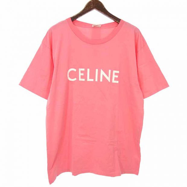 セリーヌ/CELINE 21AW 2X681671Q ロゴプリント ルーズ コットンジャージー Tシャツ買取参考金額は15,000円～20,000円前後