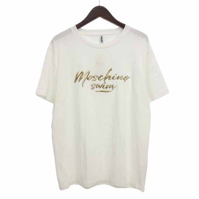 モスキーノ/MOSCHINO SWIMライン ラバーロゴ プリントTシャツ 買取参考金額 3,000円から5,000円前後