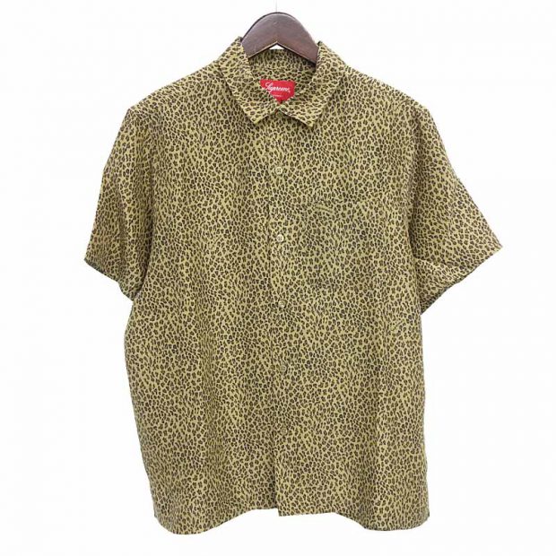 シュプリーム/SUPREME 22SS Leopard Silk S/S Shirt レオパード 半袖 シャツ 買取参考金額 10,000円から13,000円前後