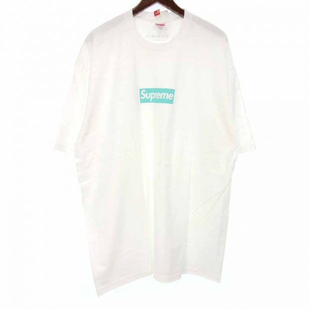 シュプリーム/SUPREME ティファニー TIFFANYCo. 21AW Box Logo Tシャツ 買取参考金額30,000～40,000円前後