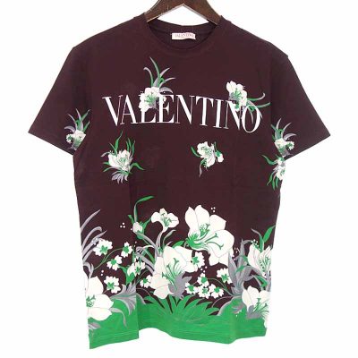 ヴァレンティノ/VALENTINO Floral Print Logo Tee フローラルプリントロゴTシャツ 買取参考金額8,000～12,000円前後