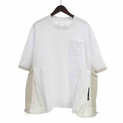 サカイ/SACAI 21SS SIDE INSERT TEE サイド ポケット ドッキング Tシャツ 買取参考金額8,000～12,000円前後