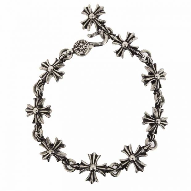 クロムハーツ/CHROME HEARTS CO CH PLUS カットアウトCHプラス シルバーブレスレット 買取参考金額70,000～120,000円前後