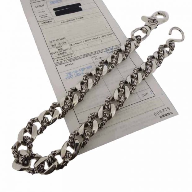 クロムハーツ/CHROME HEARTS FANCY LONG-1 1クリップ ロング ファンシー ウォレット チェーン 買取参考金額200,000～400,000円前後