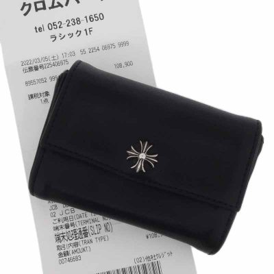 クロムハーツ/CHROME HEARTS TINY WALLET CH PLUS タイニーウォレット CHプラス 買取参考金額50,000～90,000円前後