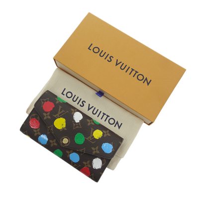 ルイヴィトン/LOUIS VUITTON 草間彌生 モノグラム LV×YKポルトフォイユサラ　ウォレット 買取参考金額40,000～80,000円前後