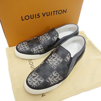 ルイヴィトン/LOUIS VUITTON MS0165 クリストファー ネメス レザー スリッポン スニーカー 買取参考金額10,000～15,000円前後