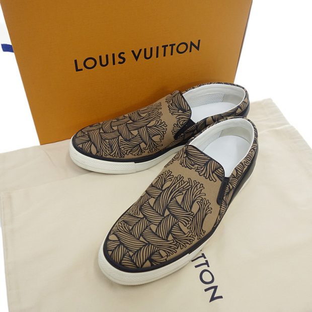 ルイヴィトン/LOUIS VUITTON MS0155 クリストファー ネメス スリッポン スニーカー 買取参考金額10,000～15,000円前後