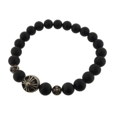 クロムハーツ/CHROME HEARTS 8mm BEAD オニキス ビーズ ブレスレット 買取参考金額50,000～90,000円前後