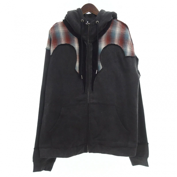 メゾンマルジェラ MAISON MARGIELA 23AW Pendleton Yoke Hoodie ジップアップ パーカー 買取金額80,000円