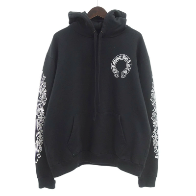 クロムハーツ CHROME HEARTS SWTSHRT PLVR バックホースシュープリントプルオーバー パーカー 買取金額72,000円