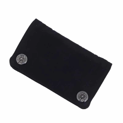 クロムハーツ CHROME HEARTS ナイロン 1ZIP コンパクト二つ折り財布 ホースシューボタン ウォレット 買取金額40,000円