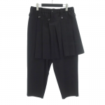 ヨウジヤマモト YOHJI YAMAMOTO 18SS スカート付デザインパンツ 買取金額30,000円