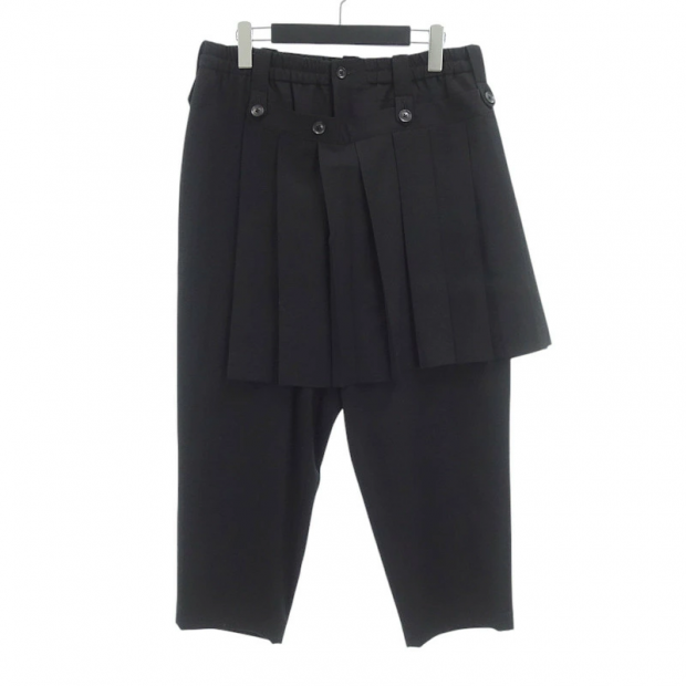 ヨウジヤマモト YOHJI YAMAMOTO 18SS スカート付デザインパンツ 買取金額30,000円