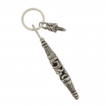 クロムハーツ CHROME HEARTS SMALL ROLLER No5 スモール ローラー ダガー キーリング  買取金額70,000円