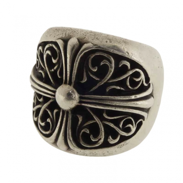 クロムハーツ CHROME HEARTS CLASSIC OVAL クラシックオーバルクロスリング 買取金額100,000円
