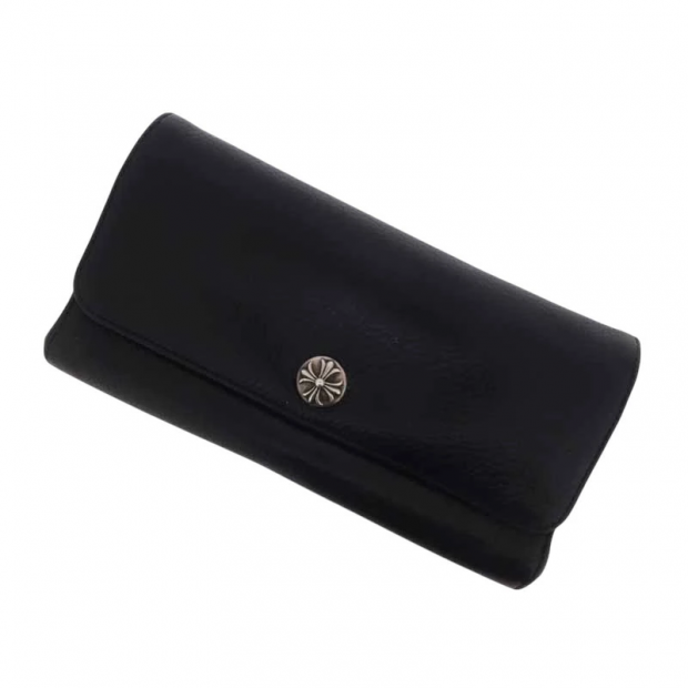 クロムハーツ CHROME HEARTS JUDY ジュディ クロスボタン レザーウォレット 財布 買取金額90,000円