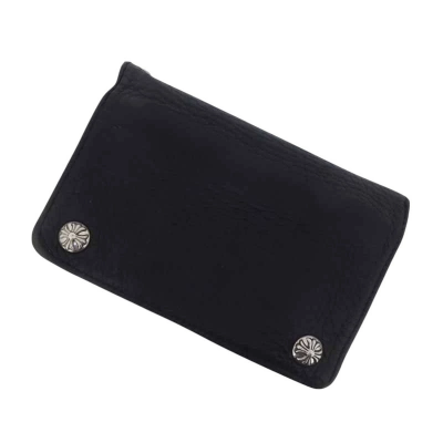 クロムハーツ CHROME HEARTS 2ZIP 2ジップ クロスボールボタンレザーウォレット 財布 買取金額50,000円