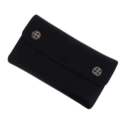 クロムハーツ CHROME HEARTS WAVE CROSS BALL ウェーブ クロスボール レザー 財布 ウォレット 買取金額90,000円