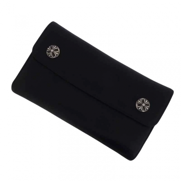 クロムハーツ CHROME HEARTS WAVE CROSS BALL ウェーブ クロスボール レザー 財布 ウォレット 買取金額90,000円