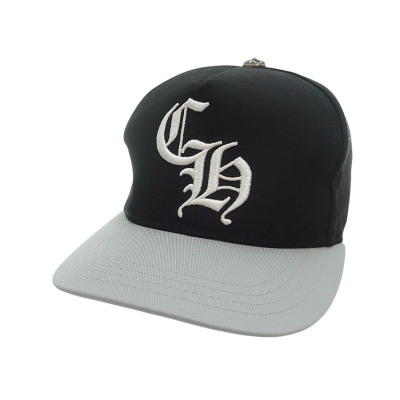 クロムハーツ CHROME HEARTS CH HAT CH刺繍ベースボールキャップ ブラック×グレー 買取金額60,000円