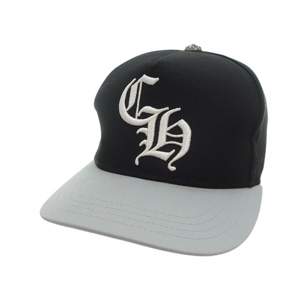 クロムハーツ CHROME HEARTS CH HAT CH刺繍ベースボールキャップ ブラック×グレー 買取金額60,000円
