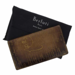 ベルルッティ BERLUTI エベネ スクリット カリグラフィ ロング 二つ折り 長財布 ウォレット 買取金額40,000円