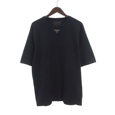 プラダ PRADA 23SS Cotton Short 三角ロゴプレート半袖Tシャツ 買取金額30,000円