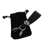 クロムハーツ CHROME HEARTS BELT LOOP スターボール ボタン レザー ベルト ループ 買取金額52,000円